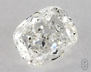 This cushion modified cut 1 carat I color si1 clarity has a diamond grading report from GIA